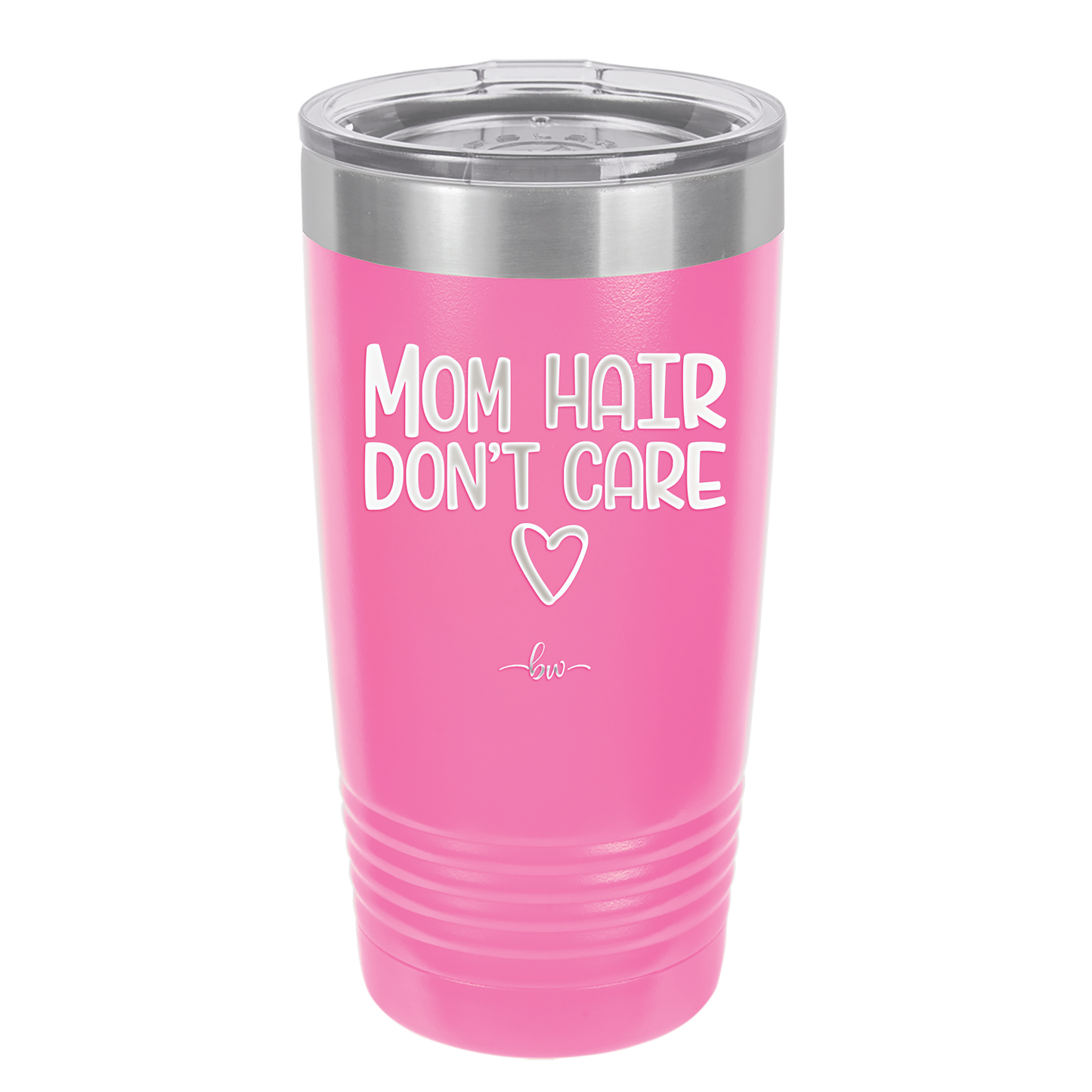 Mom Hair Don't Care - Laser Engraved Stainless Steel Drinkware - 1964 -