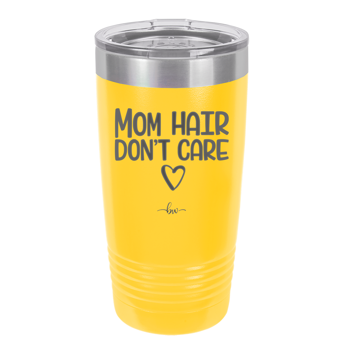 Mom Hair Don't Care - Laser Engraved Stainless Steel Drinkware - 1964 -