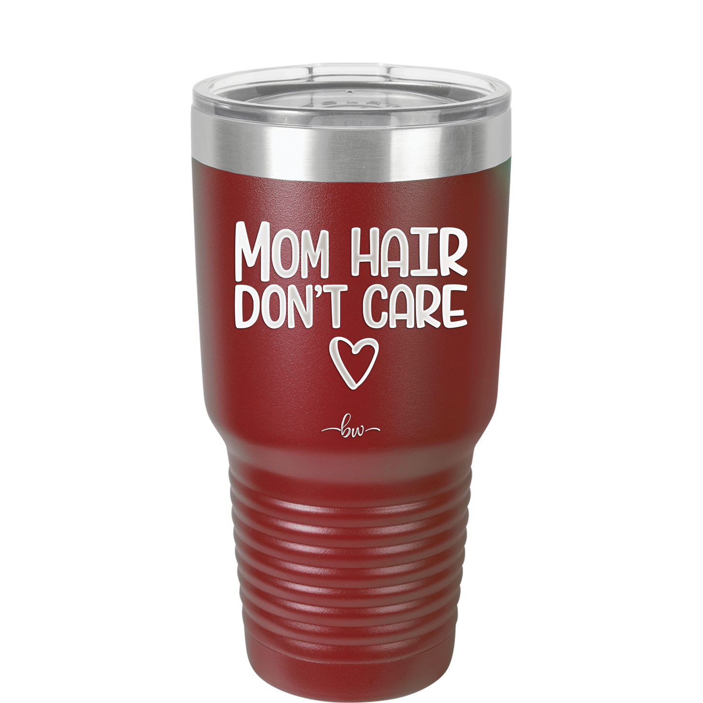 Mom Hair Don't Care - Laser Engraved Stainless Steel Drinkware - 1964 -