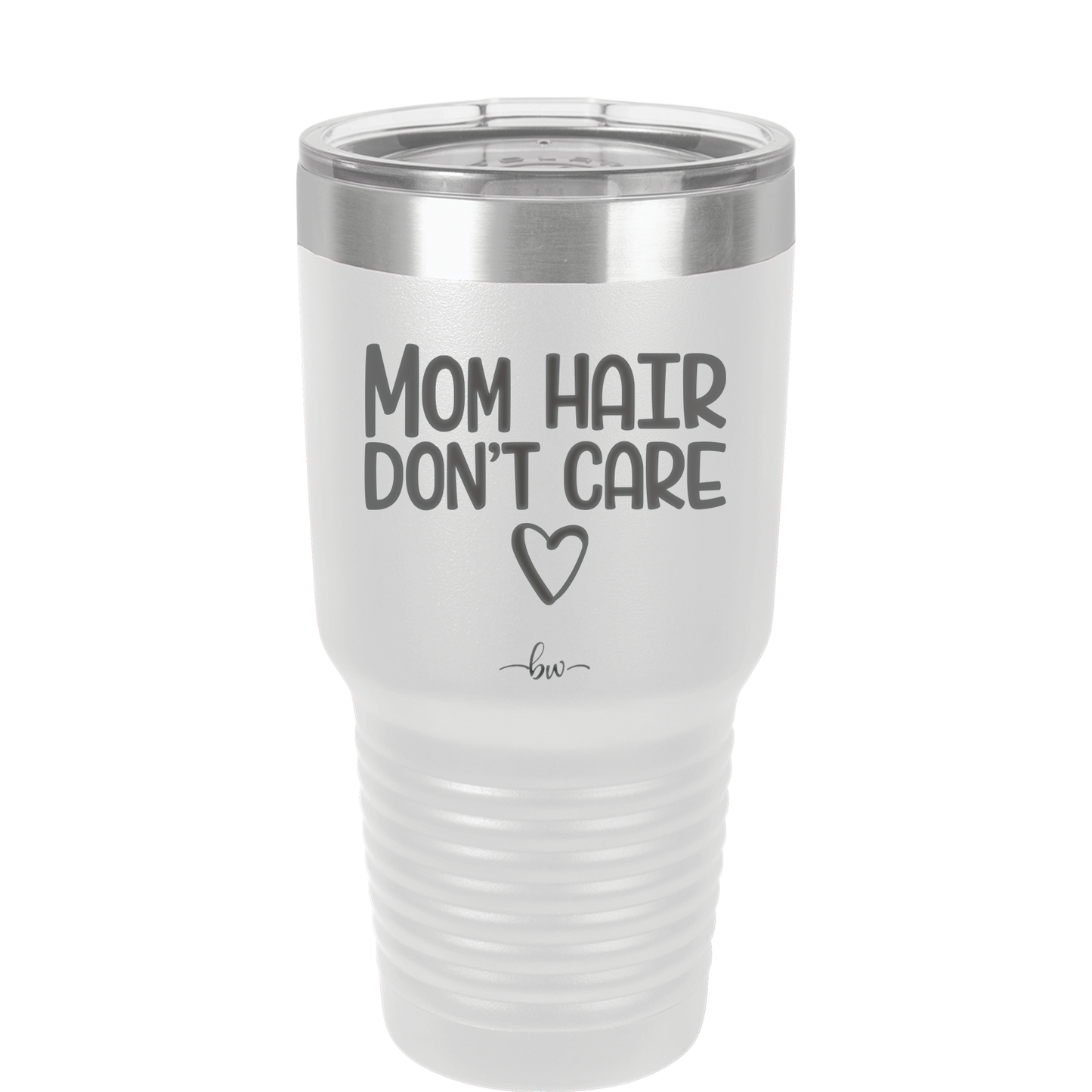 Mom Hair Don't Care - Laser Engraved Stainless Steel Drinkware - 1964 -