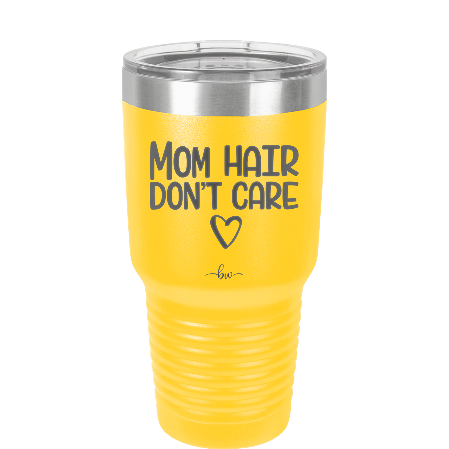 Mom Hair Don't Care - Laser Engraved Stainless Steel Drinkware - 1964 -