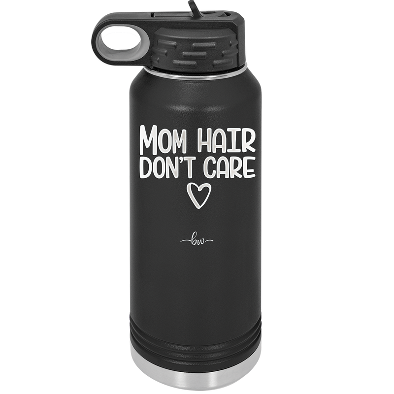 Mom Hair Don't Care - Laser Engraved Stainless Steel Drinkware - 1964 -