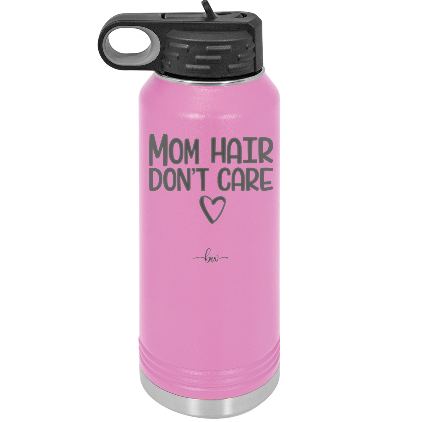 Mom Hair Don't Care - Laser Engraved Stainless Steel Drinkware - 1964 -