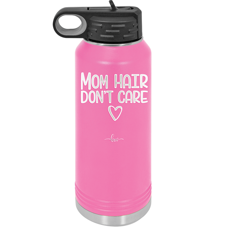 Mom Hair Don't Care - Laser Engraved Stainless Steel Drinkware - 1964 -