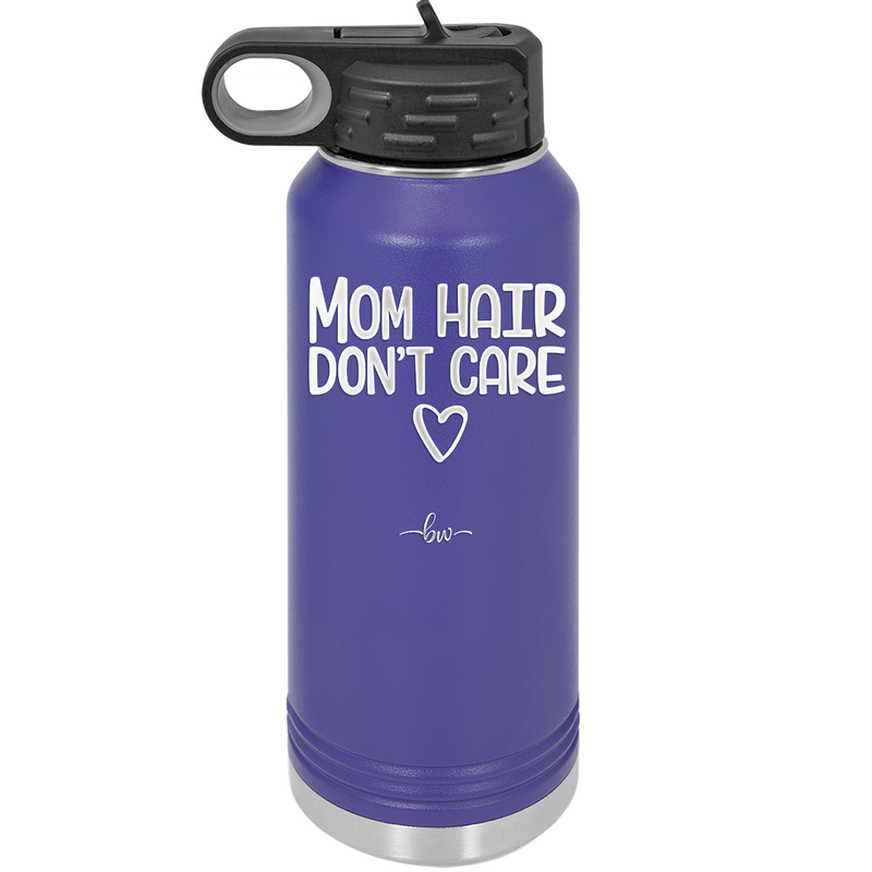 Mom Hair Don't Care - Laser Engraved Stainless Steel Drinkware - 1964 -