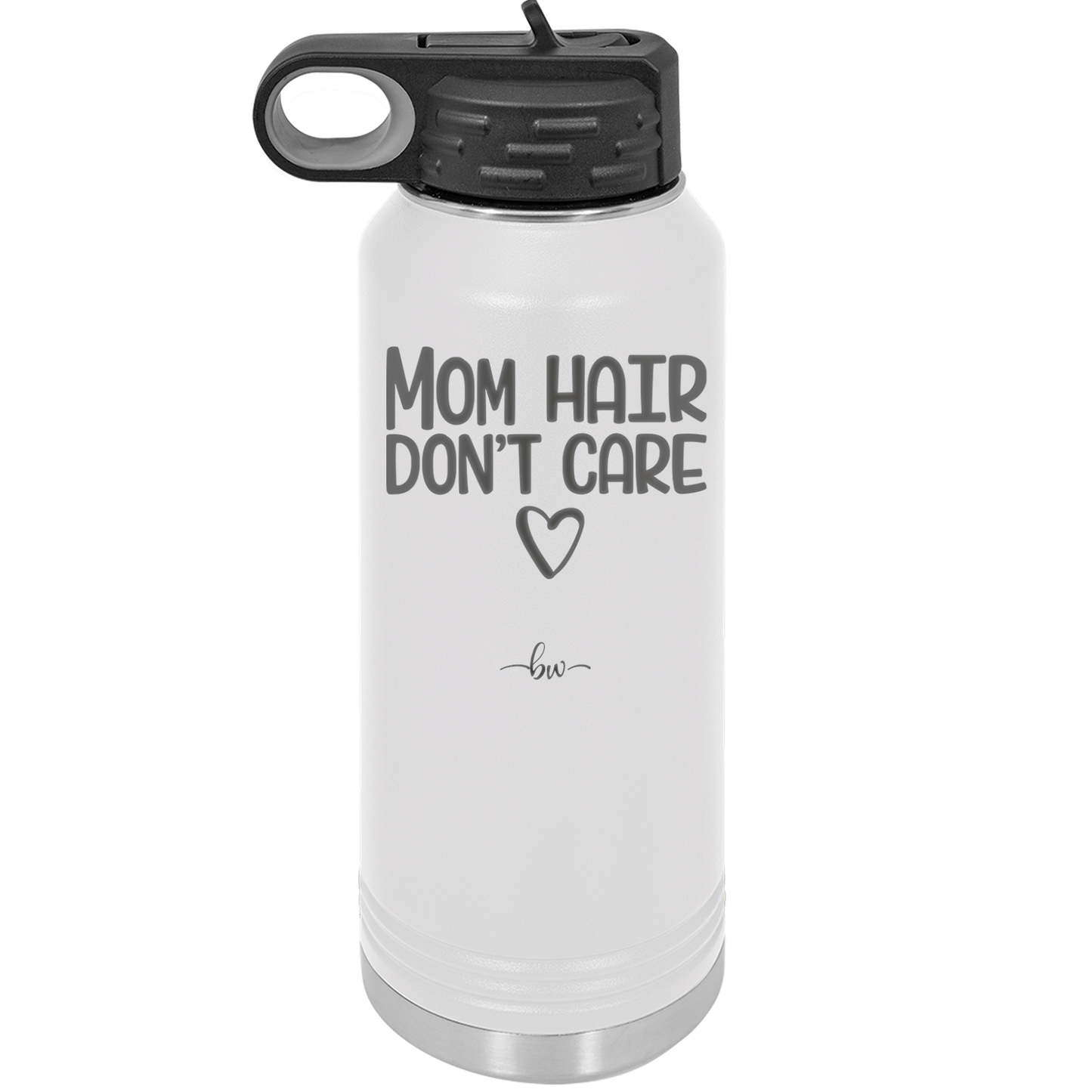Mom Hair Don't Care - Laser Engraved Stainless Steel Drinkware - 1964 -