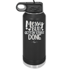 Messy Bun Gettin' Stuff Done - Laser Engraved Stainless Steel Drinkware - 1965 -