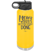 Messy Bun Gettin' Stuff Done - Laser Engraved Stainless Steel Drinkware - 1965 -