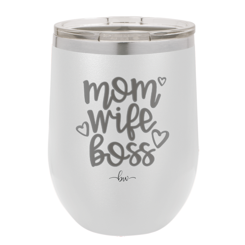Mom Wife Boss - Laser Engraved Stainless Steel Drinkware - 1967 -