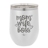 Mom Wife Boss - Laser Engraved Stainless Steel Drinkware - 1967 -