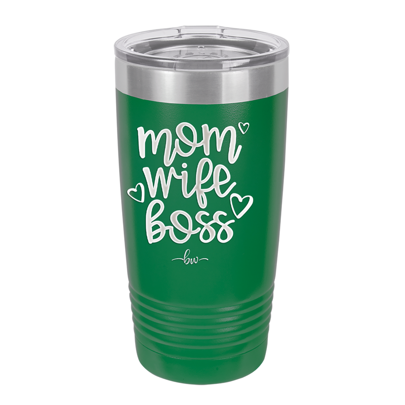 Mom Wife Boss - Laser Engraved Stainless Steel Drinkware - 1967 -