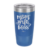 Mom Wife Boss - Laser Engraved Stainless Steel Drinkware - 1967 -