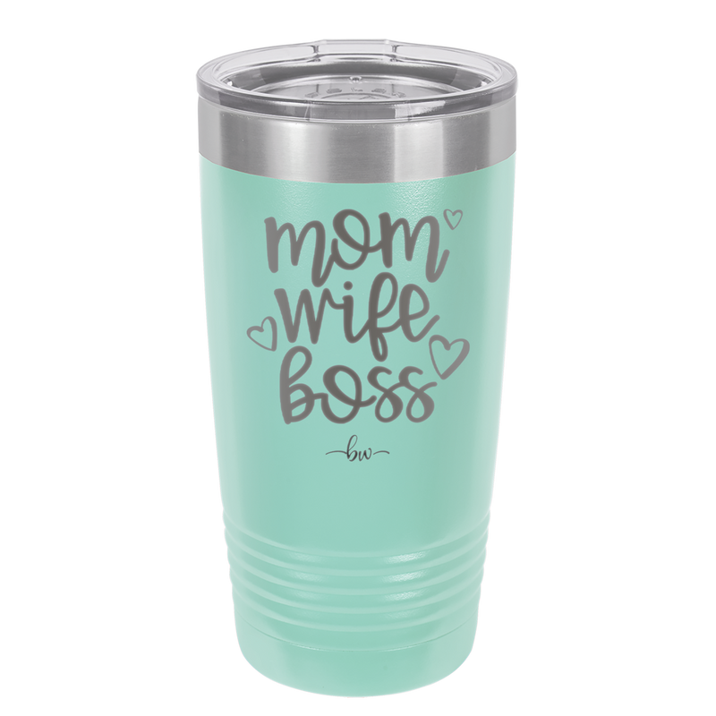 Mom Wife Boss - Laser Engraved Stainless Steel Drinkware - 1967 -