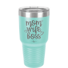 Mom Wife Boss - Laser Engraved Stainless Steel Drinkware - 1967 -