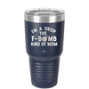 I'm a Drop the F-Bomb Kind of Mom - Laser Engraved Stainless Steel Drinkware - 1968 -