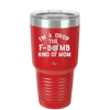 I'm a Drop the F-Bomb Kind of Mom - Laser Engraved Stainless Steel Drinkware - 1968 -