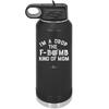 I'm a Drop the F-Bomb Kind of Mom - Laser Engraved Stainless Steel Drinkware - 1968 -