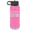 I'm a Drop the F-Bomb Kind of Mom - Laser Engraved Stainless Steel Drinkware - 1968 -