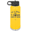 I'm a Drop the F-Bomb Kind of Mom - Laser Engraved Stainless Steel Drinkware - 1968 -