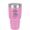 Kinda Classy Kinda Tired Momlife - Laser Engraved Stainless Steel Drinkware - 1969 -