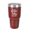 Kinda Classy Kinda Tired Momlife - Laser Engraved Stainless Steel Drinkware - 1969 -