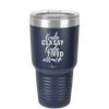 Kinda Classy Kinda Tired Momlife - Laser Engraved Stainless Steel Drinkware - 1969 -