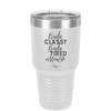 Kinda Classy Kinda Tired Momlife - Laser Engraved Stainless Steel Drinkware - 1969 -