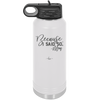 Because I Said So -Mom - Laser Engraved Stainless Steel Drinkware - 1970 -