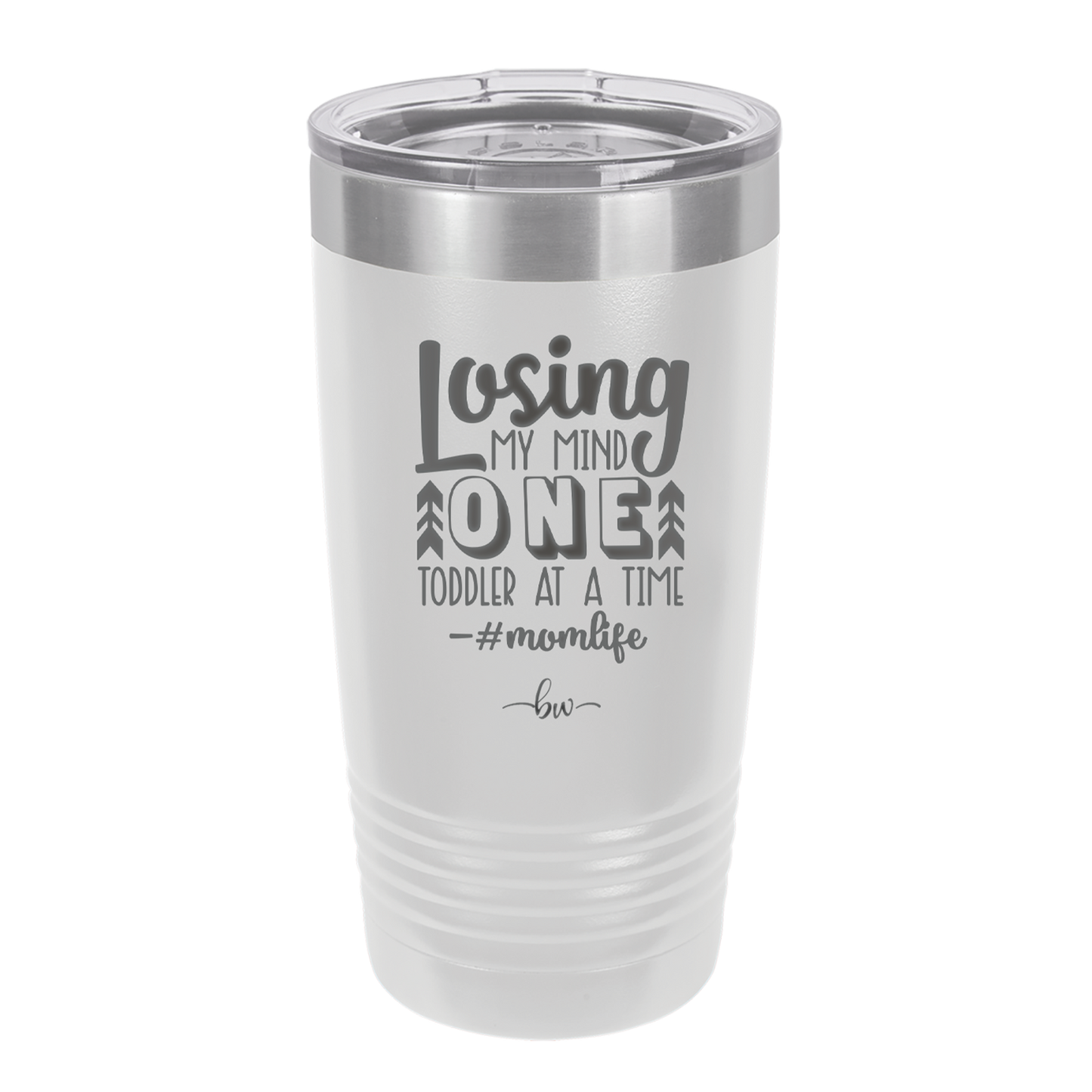 Losing My Mind One Toddler at a Time momlife - Laser Engraved Stainless Steel Drinkware - 1972 -