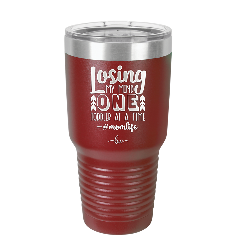 Losing My Mind One Toddler at a Time momlife - Laser Engraved Stainless Steel Drinkware - 1972 -