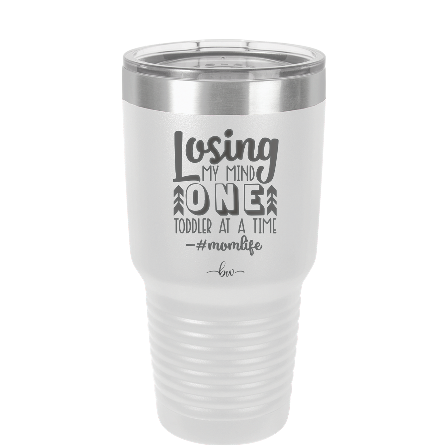 Losing My Mind One Toddler at a Time momlife - Laser Engraved Stainless Steel Drinkware - 1972 -