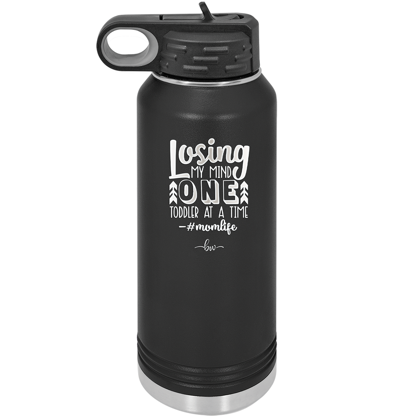 Losing My Mind One Toddler at a Time momlife - Laser Engraved Stainless Steel Drinkware - 1972 -
