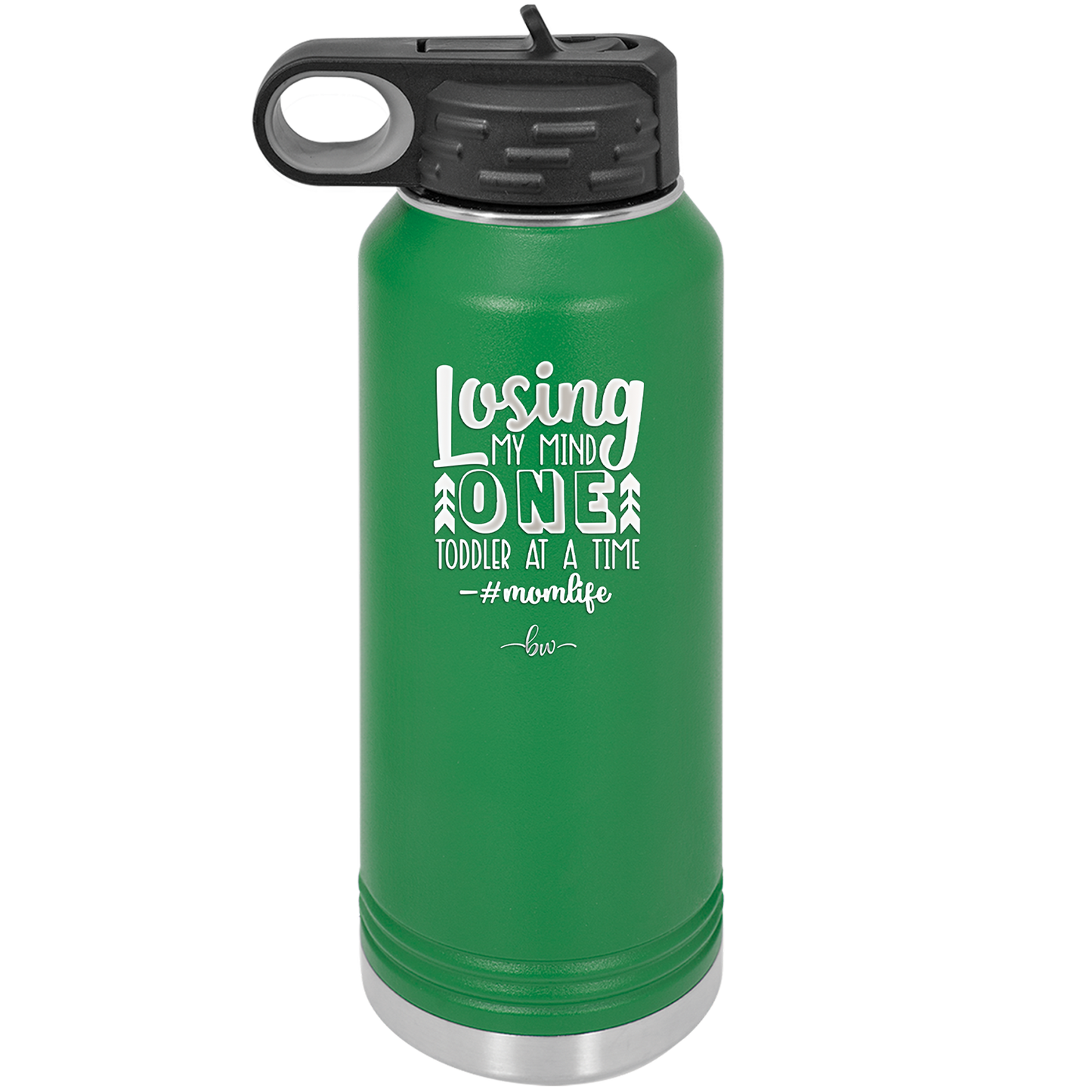 Losing My Mind One Toddler at a Time momlife - Laser Engraved Stainless Steel Drinkware - 1972 -