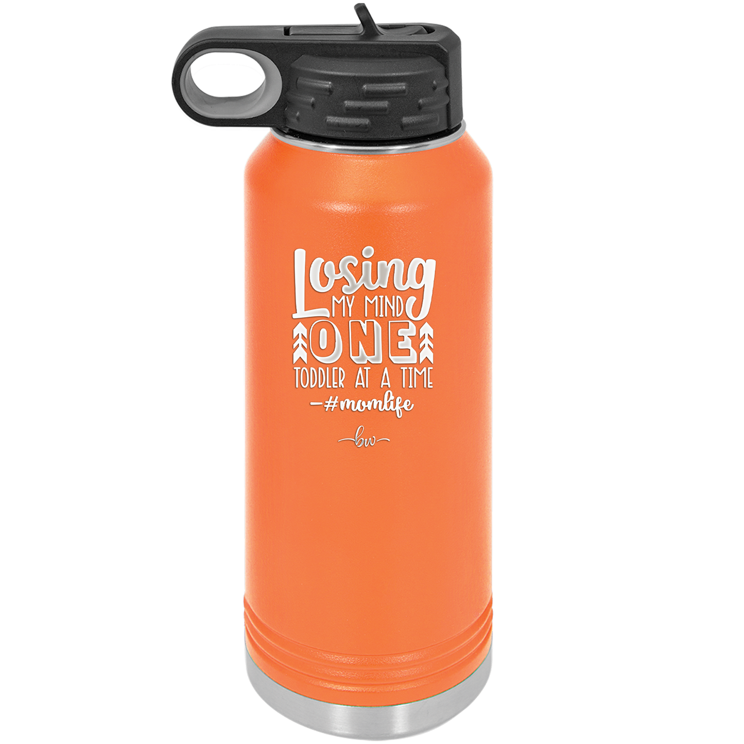 Losing My Mind One Toddler at a Time momlife - Laser Engraved Stainless Steel Drinkware - 1972 -