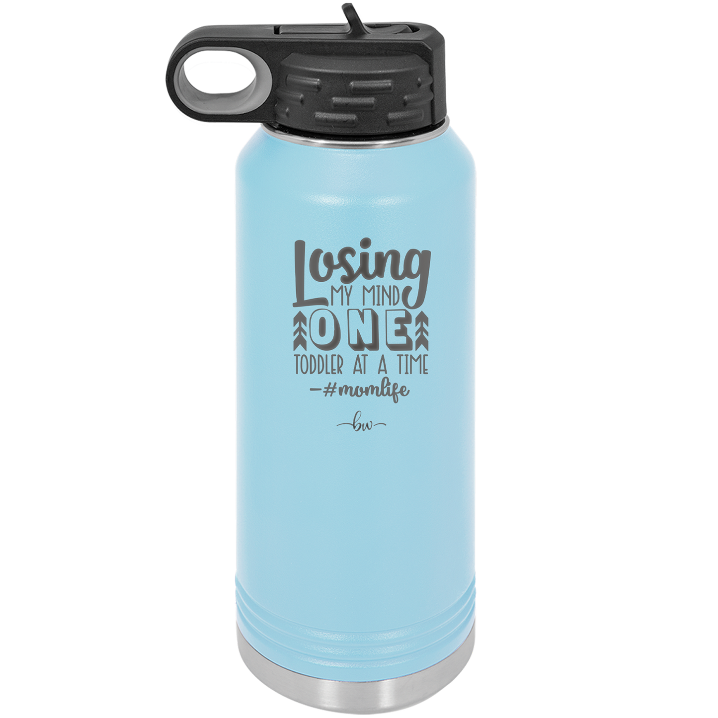 Losing My Mind One Toddler at a Time momlife - Laser Engraved Stainless Steel Drinkware - 1972 -