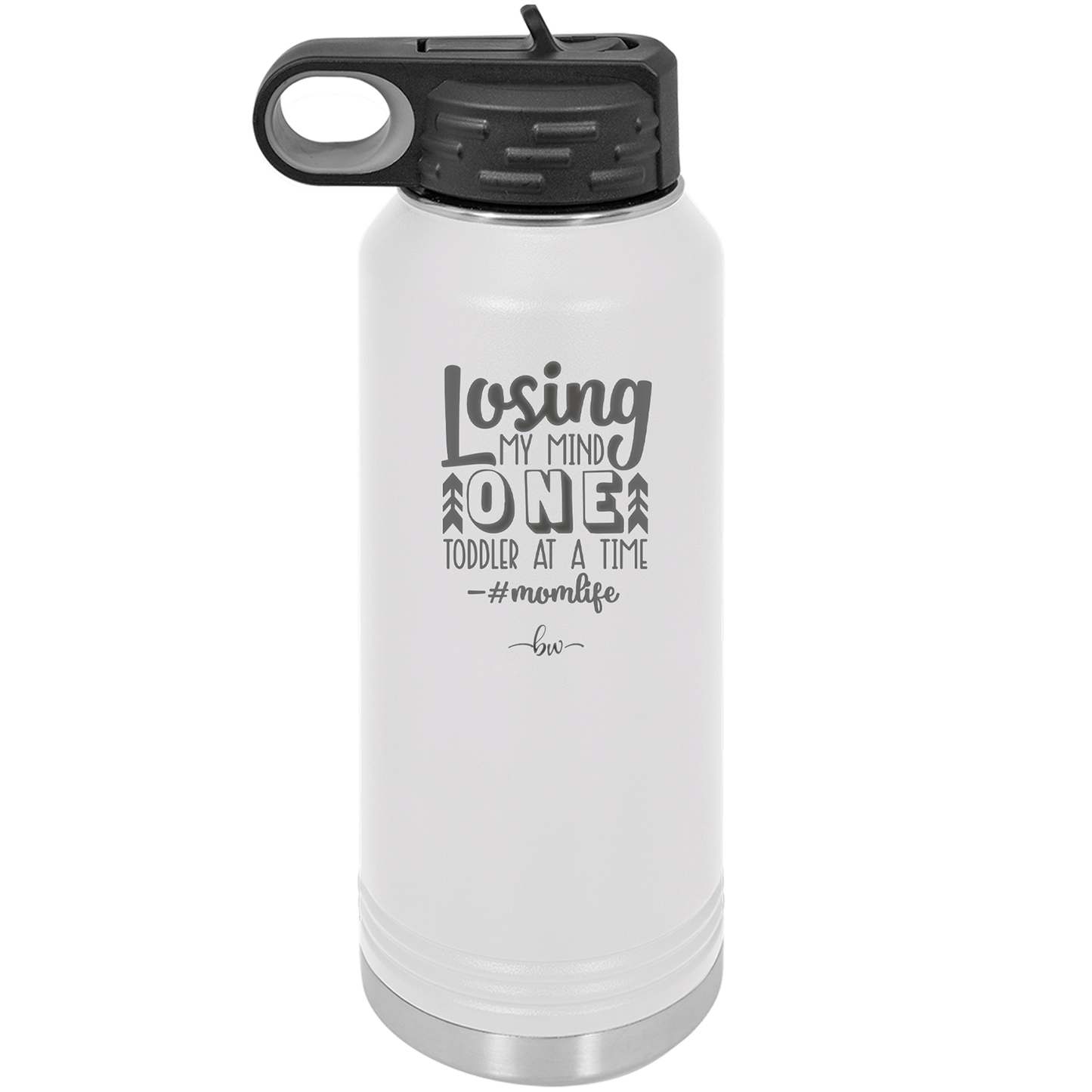Losing My Mind One Toddler at a Time momlife - Laser Engraved Stainless Steel Drinkware - 1972 -
