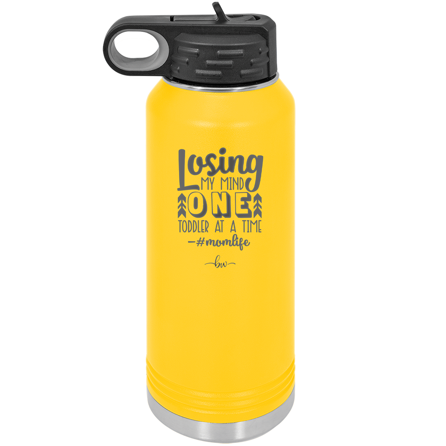 Losing My Mind One Toddler at a Time momlife - Laser Engraved Stainless Steel Drinkware - 1972 -