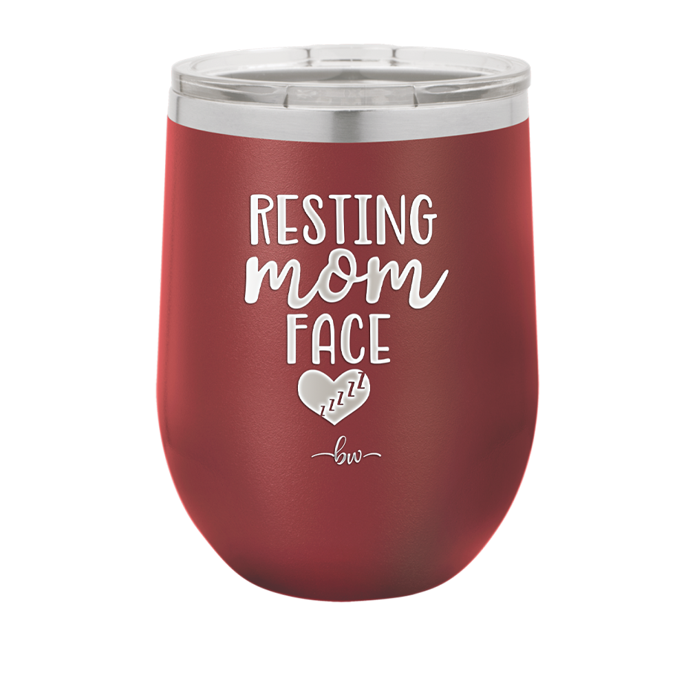 Resting Mom Face - Laser Engraved Stainless Steel Drinkware - 1976 -