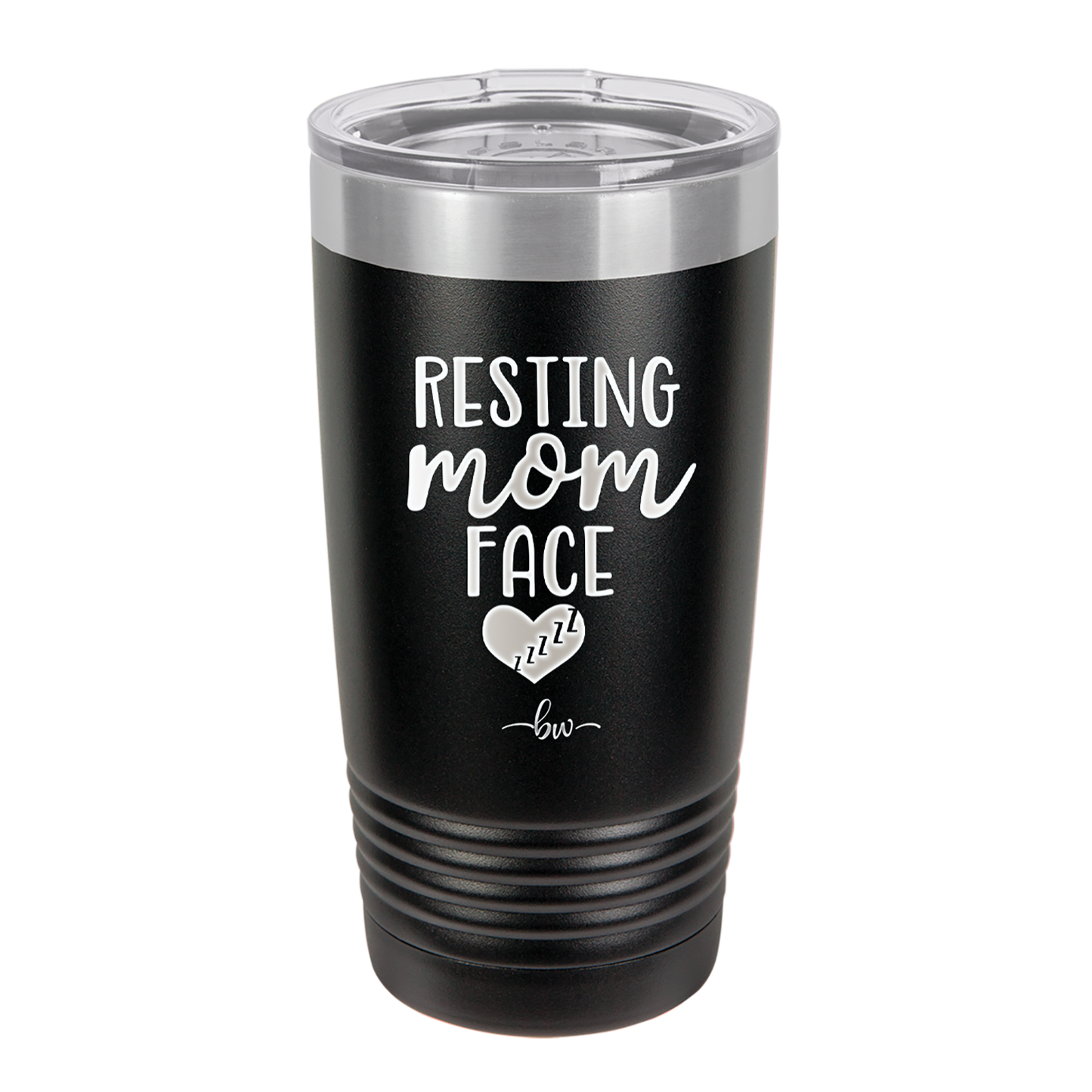 Resting Mom Face - Laser Engraved Stainless Steel Drinkware - 1976 -