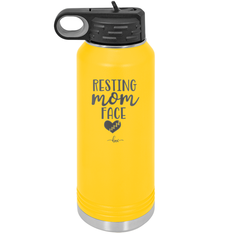 Resting Mom Face - Laser Engraved Stainless Steel Drinkware - 1976 -