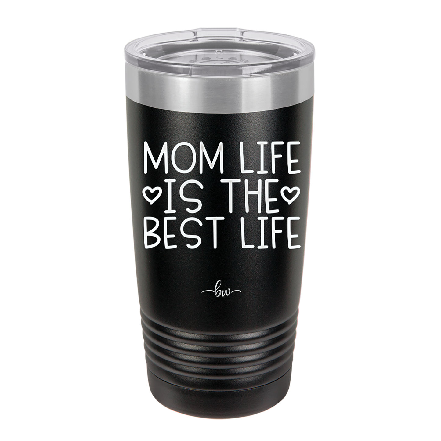 Mom Life is the Best Life - Laser Engraved Stainless Steel Drinkware - 1977 -