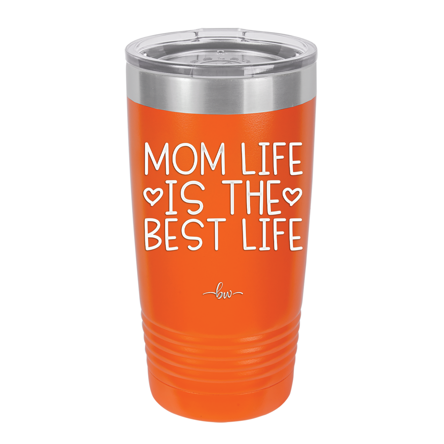 Mom Life is the Best Life - Laser Engraved Stainless Steel Drinkware - 1977 -