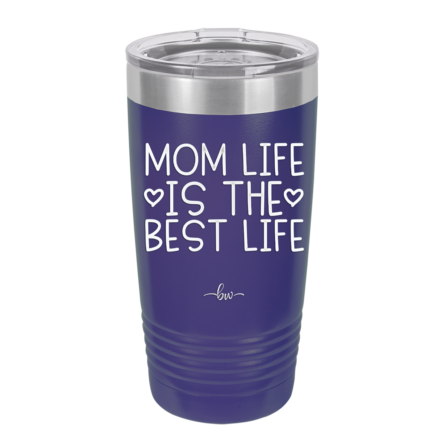 Mom Life is the Best Life - Laser Engraved Stainless Steel Drinkware - 1977 -