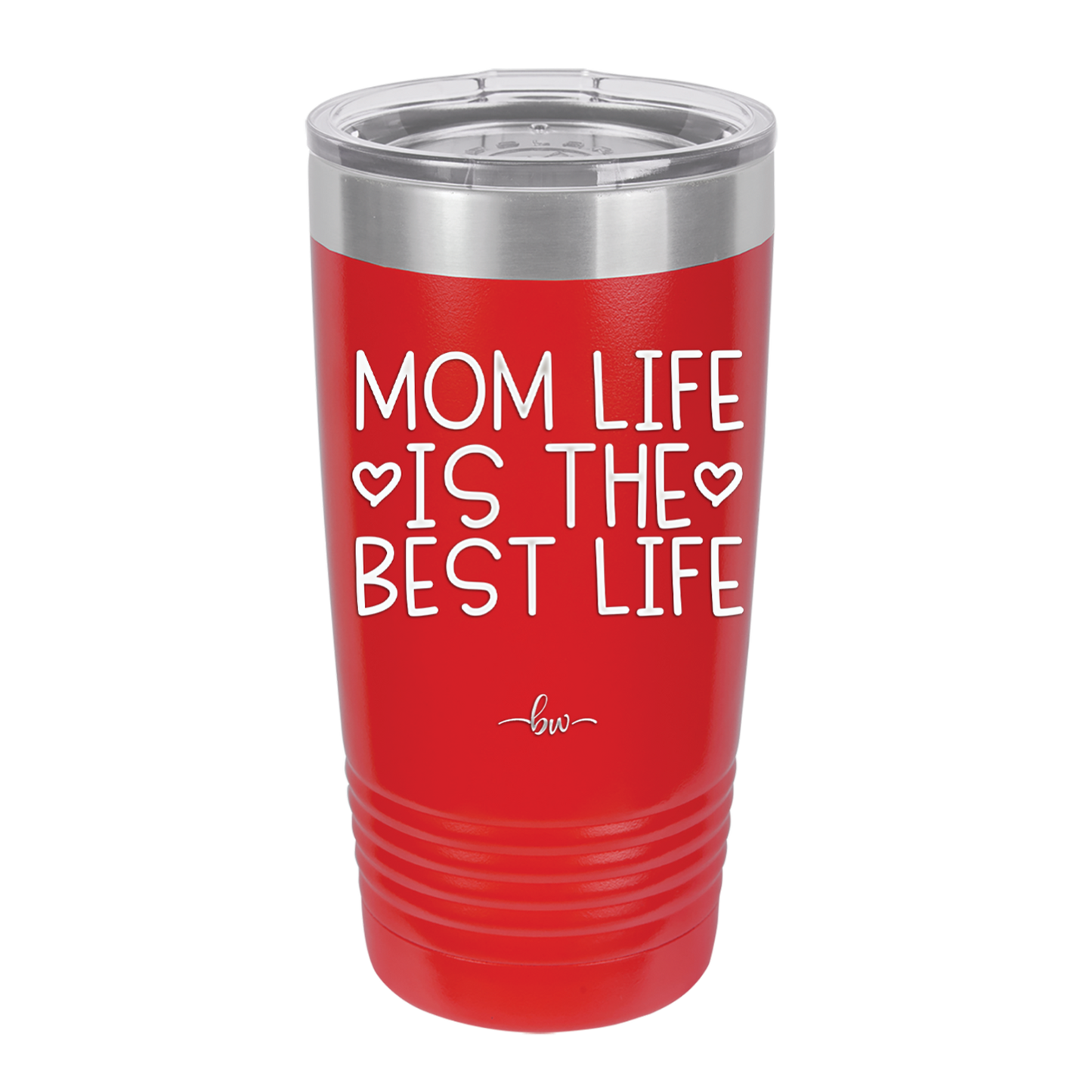 Mom Life is the Best Life - Laser Engraved Stainless Steel Drinkware - 1977 -