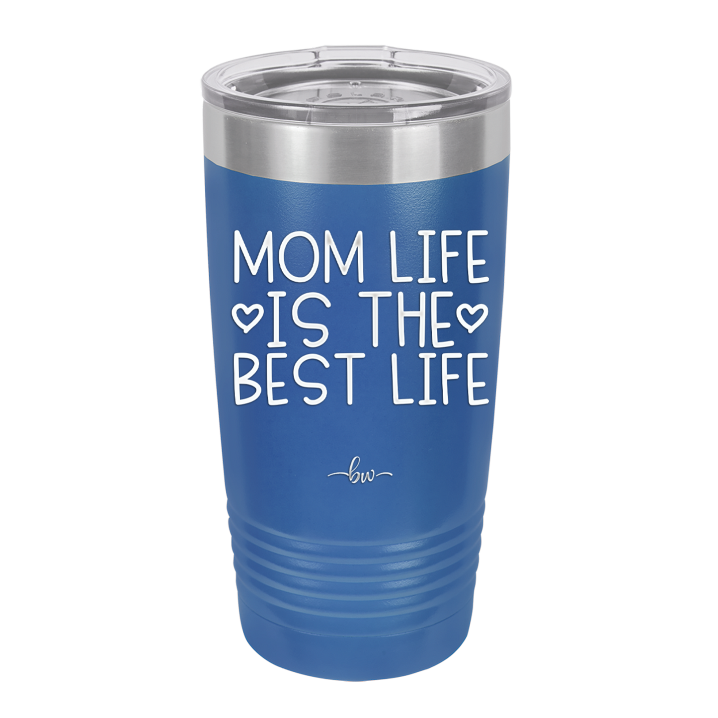 Mom Life is the Best Life - Laser Engraved Stainless Steel Drinkware - 1977 -