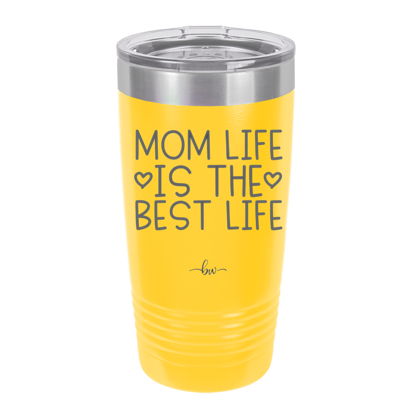 Mom Life is the Best Life - Laser Engraved Stainless Steel Drinkware - 1977 -