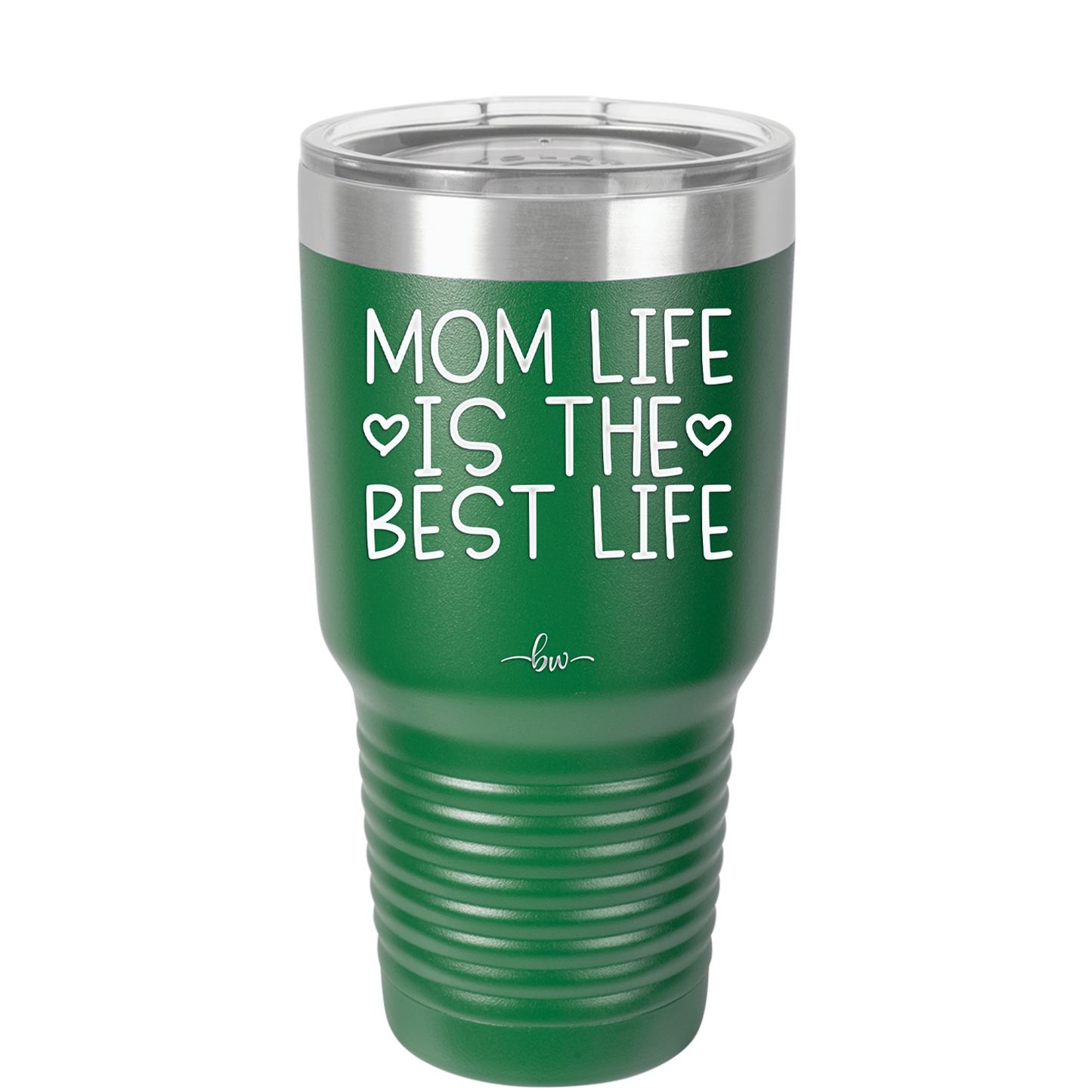 Mom Life is the Best Life - Laser Engraved Stainless Steel Drinkware - 1977 -