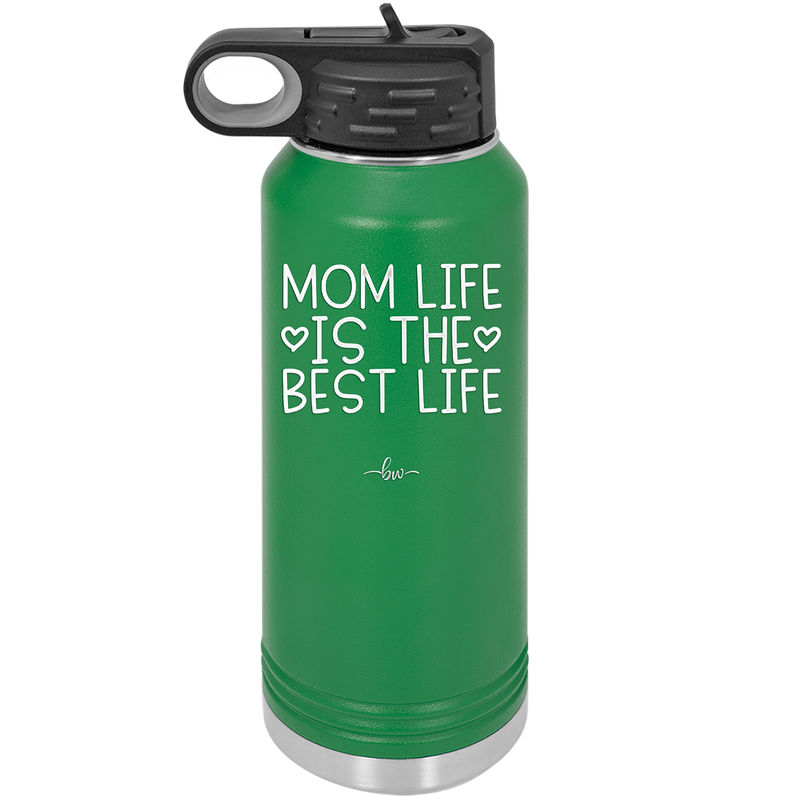 Mom Life is the Best Life - Laser Engraved Stainless Steel Drinkware - 1977 -