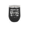 Mom of Boys - Laser Engraved Stainless Steel Drinkware - 1982 -