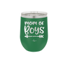 Mom of Boys - Laser Engraved Stainless Steel Drinkware - 1982 -
